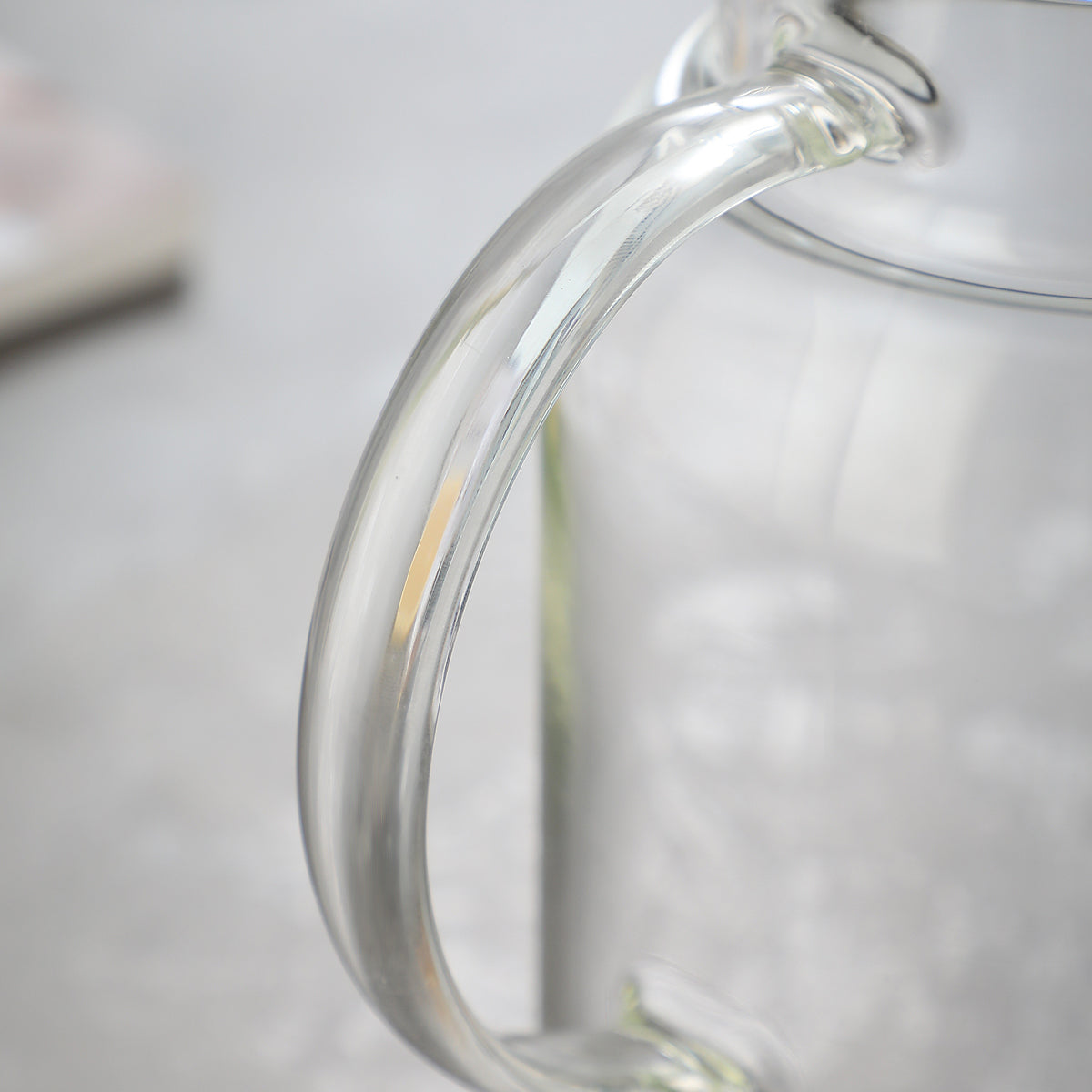 Jarra de agua de vidrio Pefelife de 1 olla con 4 tazas, resistente al calor
