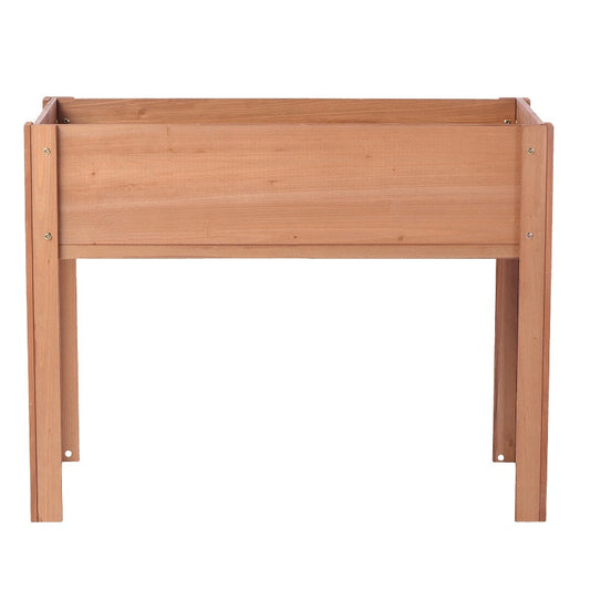 Jardinera elevada de madera Pefelife con patas de 40 pulgadas