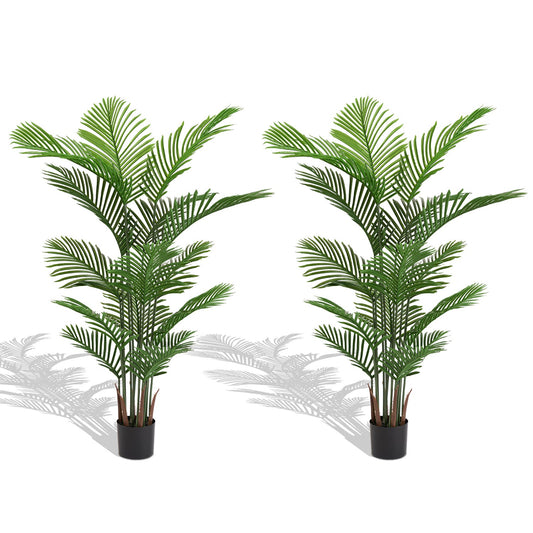 Palmera tropical artificial Pefelife, 2 piezas/juego