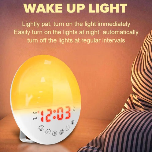 Pefelife Popular Natural Light Alarm Halloween Wake Up Light