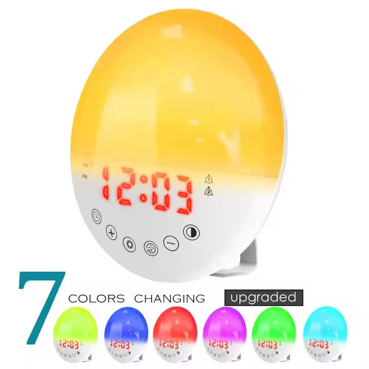 Alarma de luz natural popular de Pefelife para Halloween 